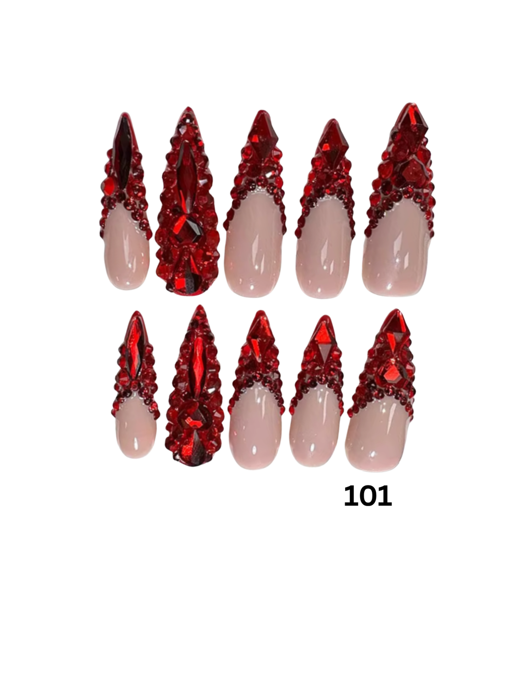 Style #101 - Studded French Stiletto