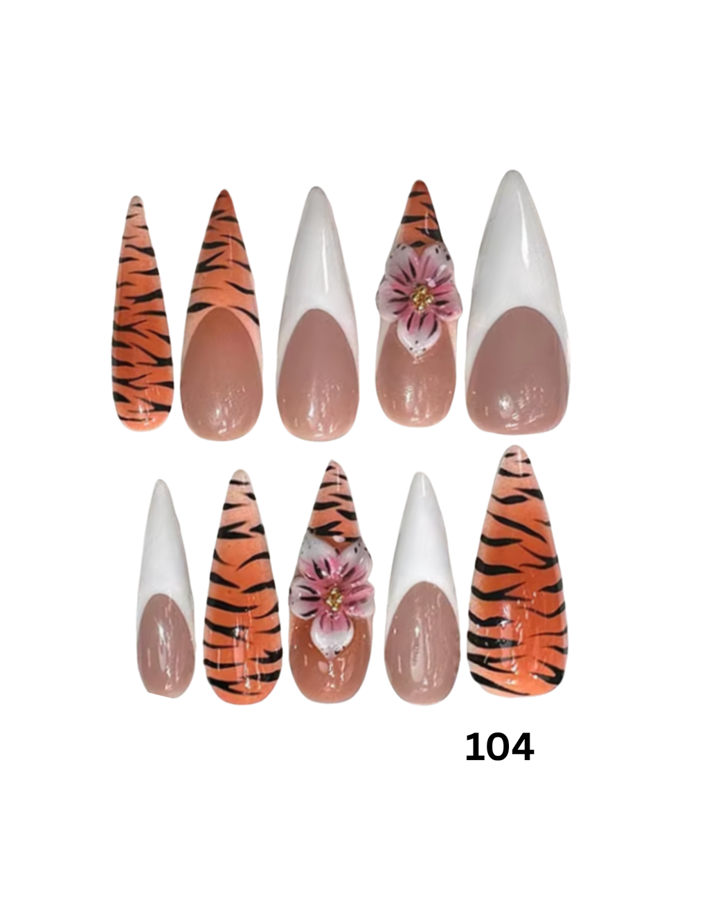 Style #104 - Tiger French Stiletto