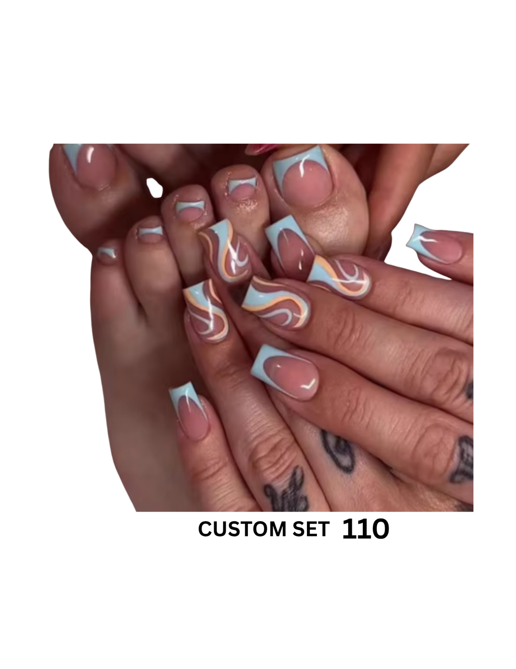 Style #110 - Custom French W/ Toes