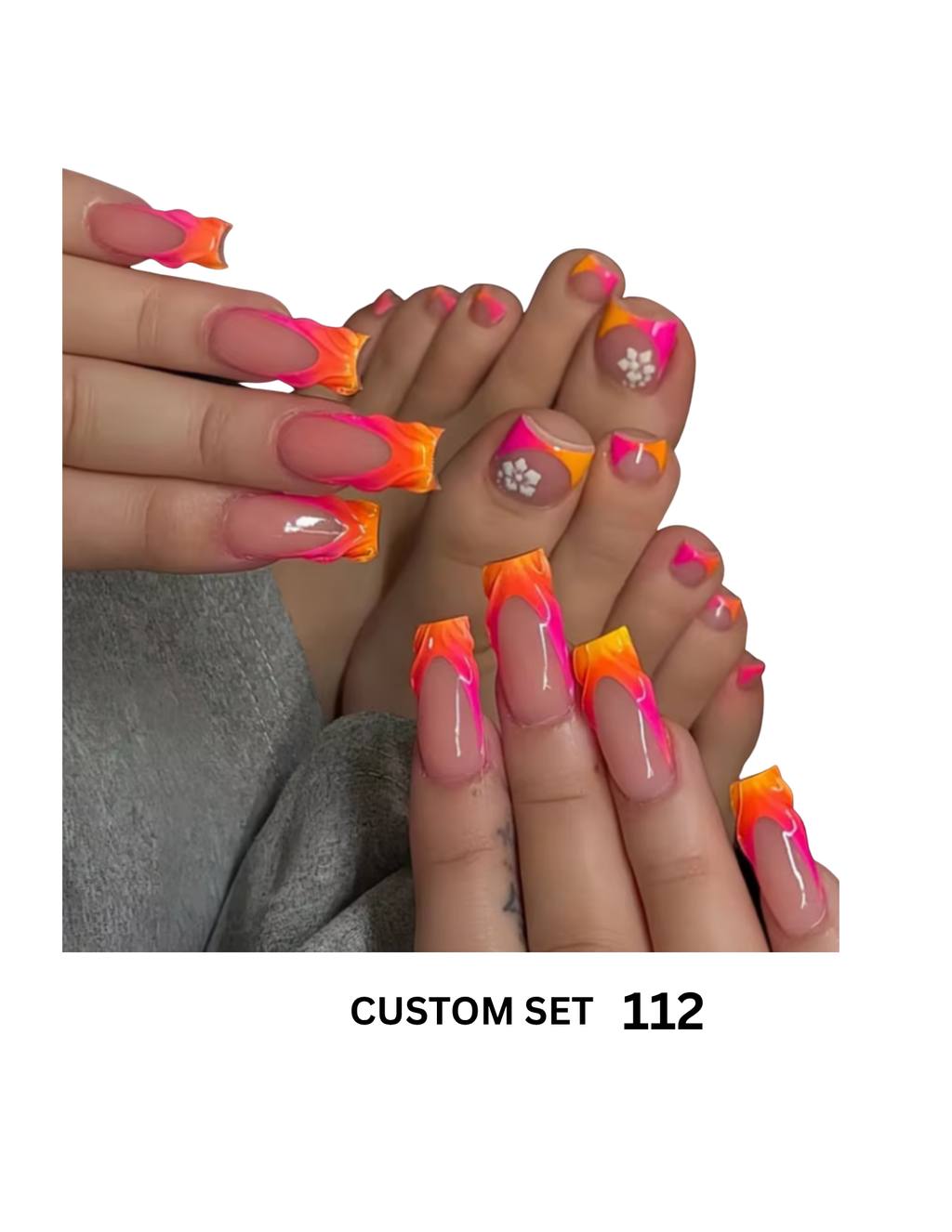 Style #112 - Custom French W/ Toes