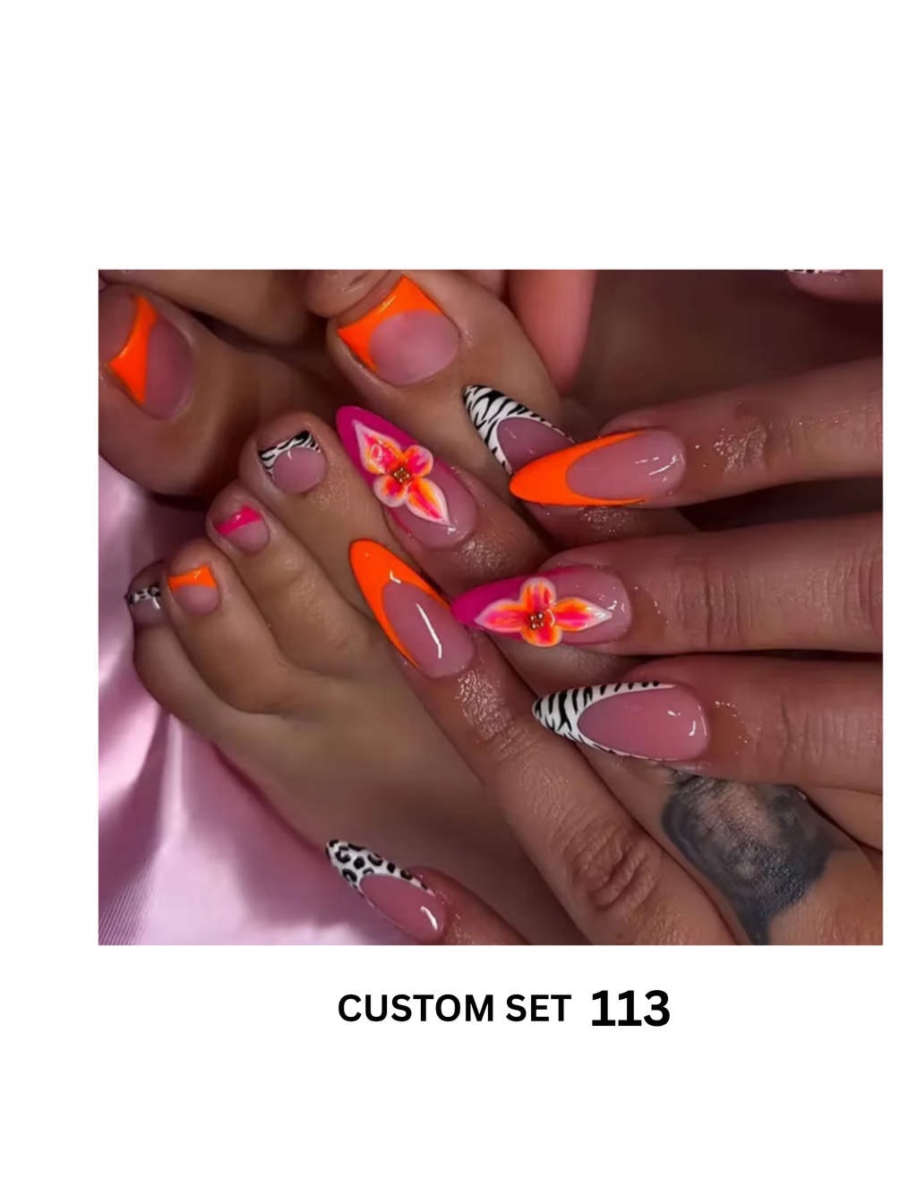 Style #113 - Custom French W/ Toes