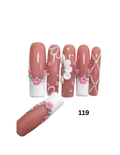 Style #119 - Floral 3D Long Square