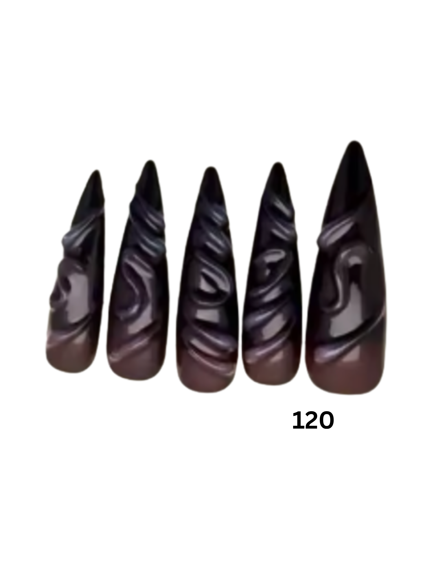 Style #120 - 3D Black Stiletto