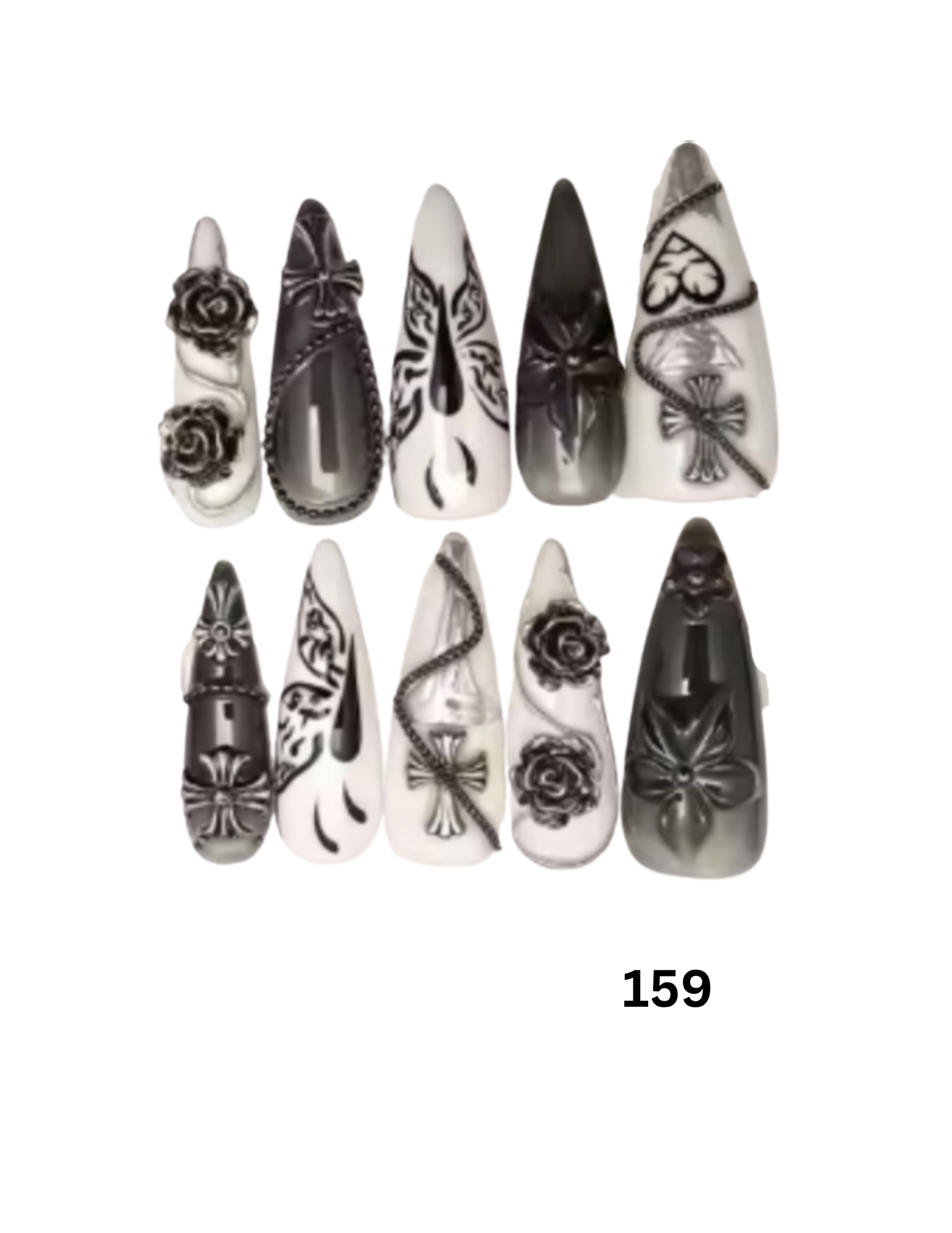 Style #159 - 3D Dark Stiletto