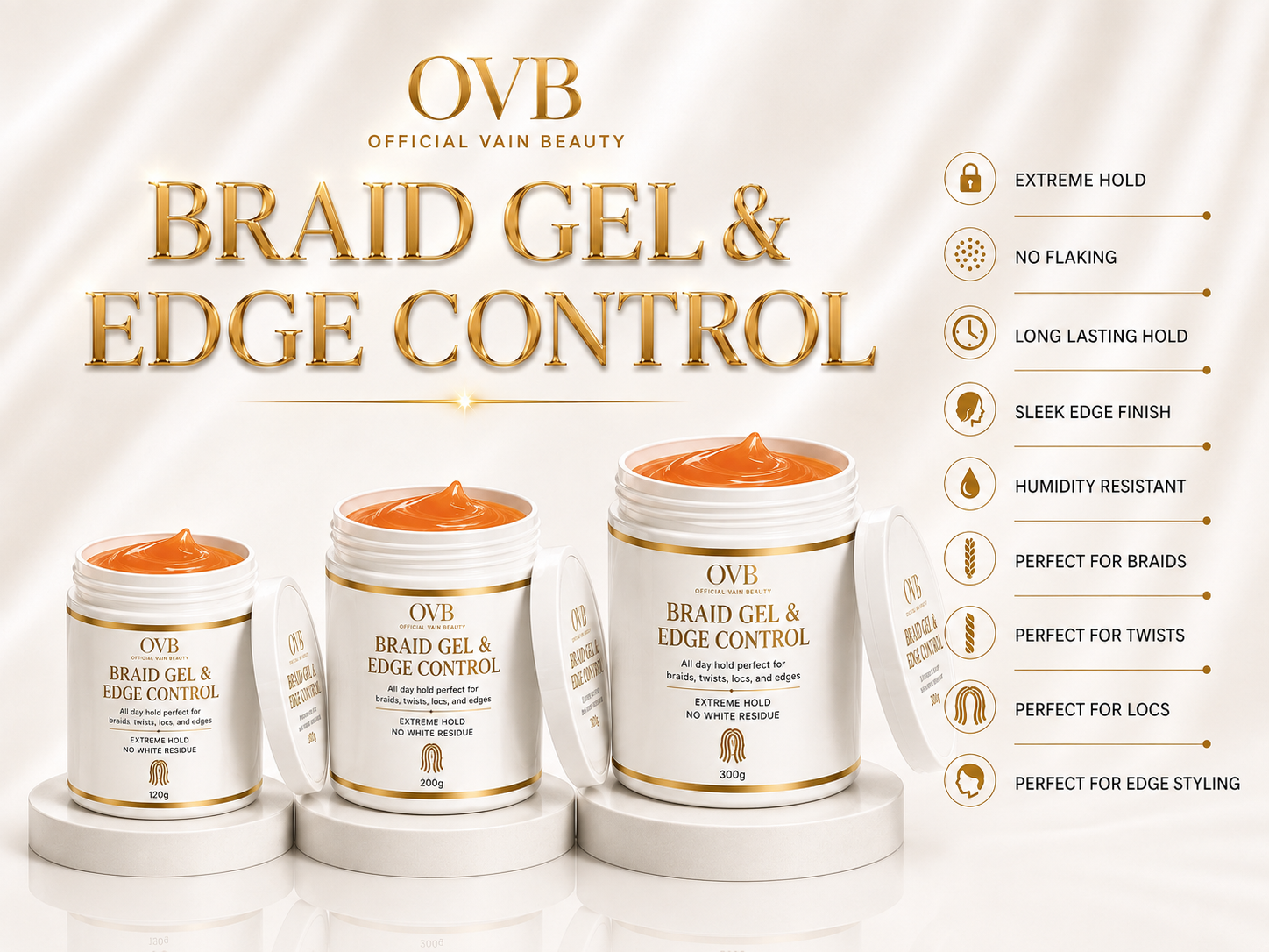 Braid Gel & Edge Control