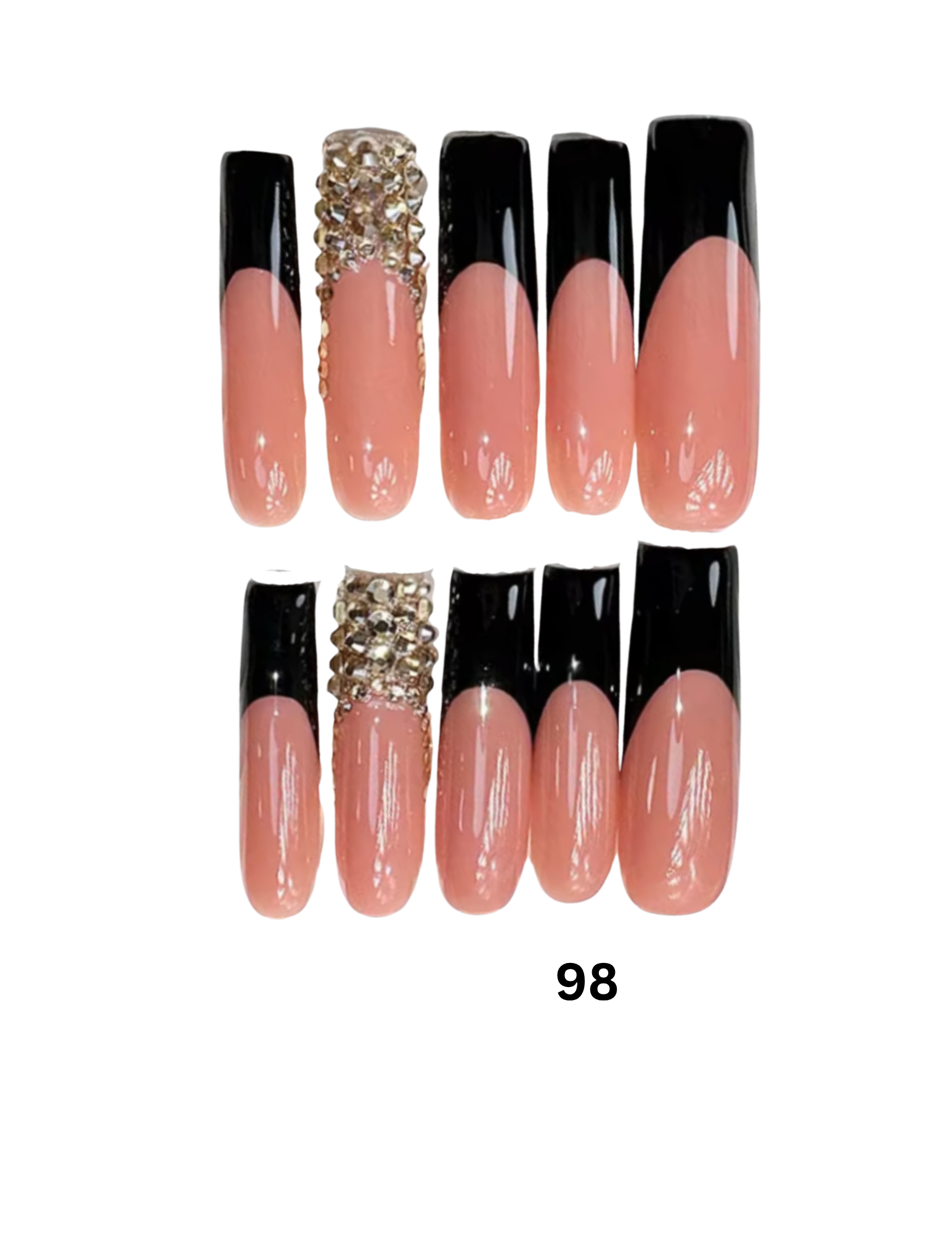 Style #98 - Studded Square Long